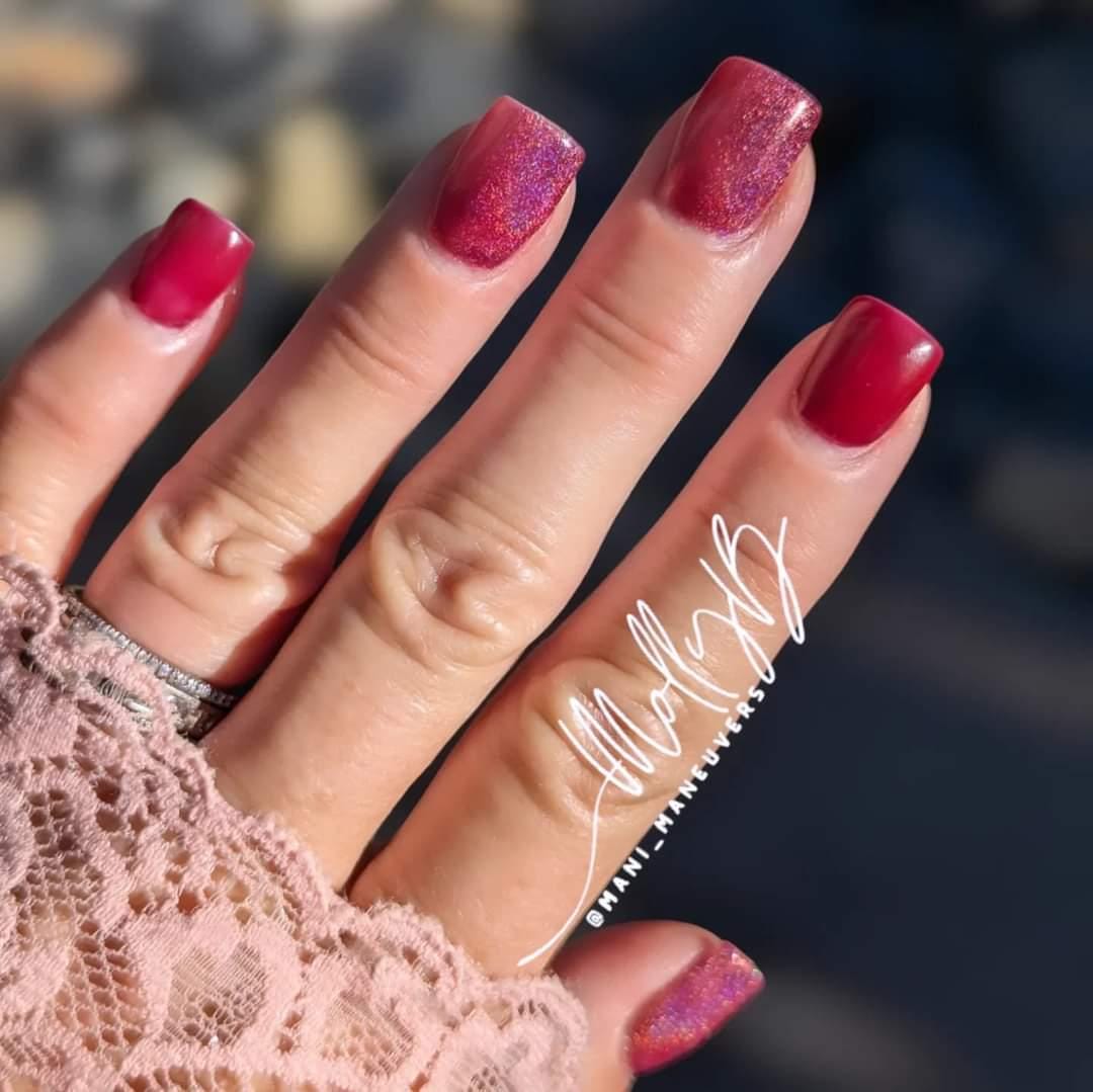 Touch of Sass Glitter Cat Eye Gel Maroon | Burgundy | Red | From Bling's XXX Collection | HEMA HPMA tpo Free uv/led | 15ml