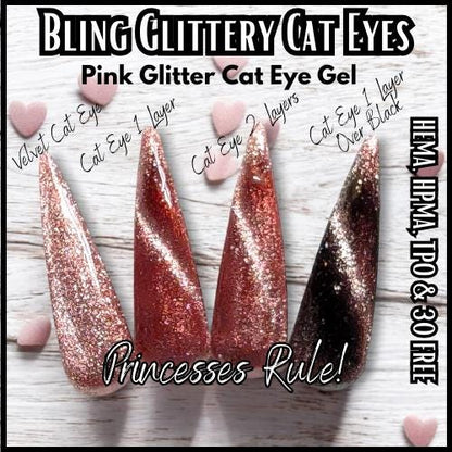 Princesses Rule! Glittery Cat Eye - HEMA, HPMA, TPO Free
