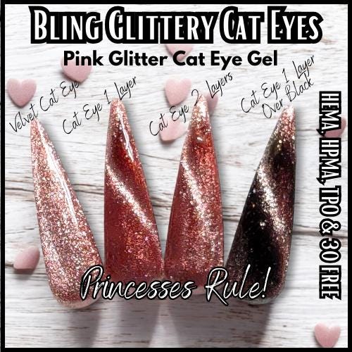 Princesses Rule! Glittery Cat Eye - HEMA, HPMA, TPO Free
