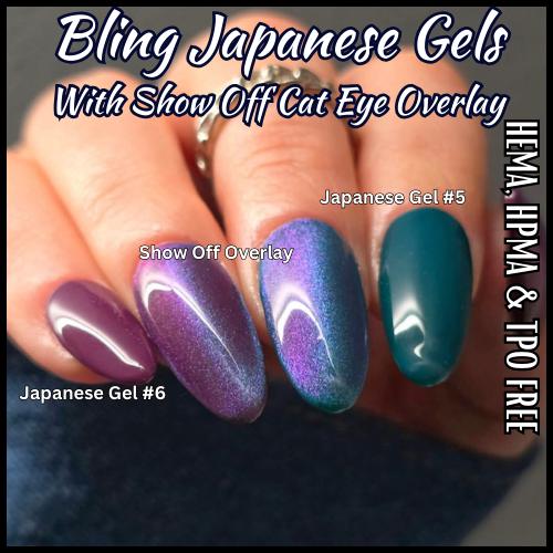 Japanese Gels |#1-#9 | High Quality, Highly Pigmented, Low Monomer Soft Gels in Pots | HEMA, HPMA, TPO Free uv/led | 5ml | Gel Nail