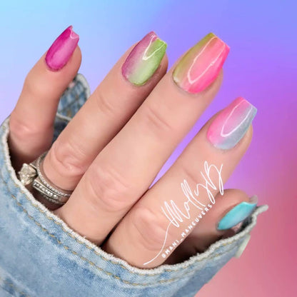 Jelly Gel Mani 2 | Turquoise Waters, Mint Jelly, Hot Pink | HEMA, HPMA, TPO Free uv/led | 15ml |