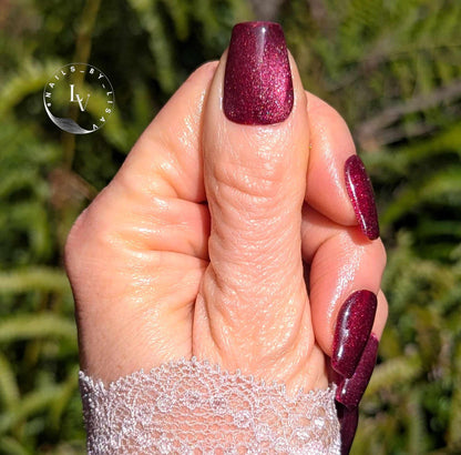 Dragon Fruit Gel | Cat Eye Dark Pink Cat Eye Gel | HEMA HPMA tpo Free uv/led | 15ml
