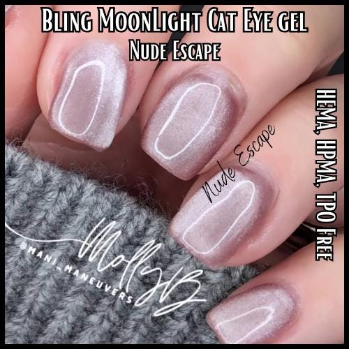 Nude Escape Moonlight Cat Eye Gel - HEMA, HPMA, TPO Free