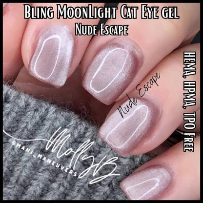 Nude Escape Moonlight Cat Eye Gel - HEMA, HPMA, TPO Free