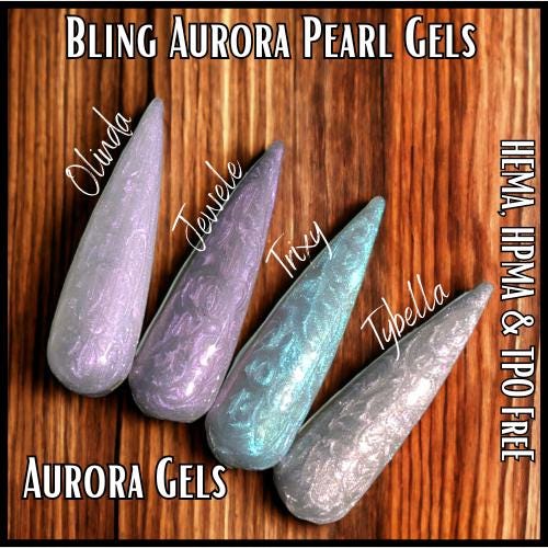 Meteor Jewel Gel Mani | Meteor Cat Eye | Jewel Aurora Pearl Gel Polish | HEMA, HPMA, TPO, 30 Free uv/led | 15ml Bottle | Gel Nail