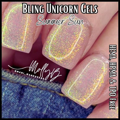 Unicorn Gel Mani | Iridescent | Mermaid | Pearl | Shell | Aurora | HEMA, HPMA, TPO Free | 15 ml |
