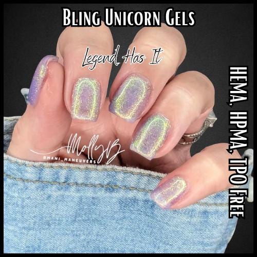 Legend Has It Unicorn Gel Mani - HEMA, HPMA, TPO Free