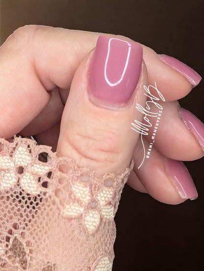 Rosey Future Solid Purple Gel Mani | HEMA, HPMA, TPO Free uv/led | 15ml