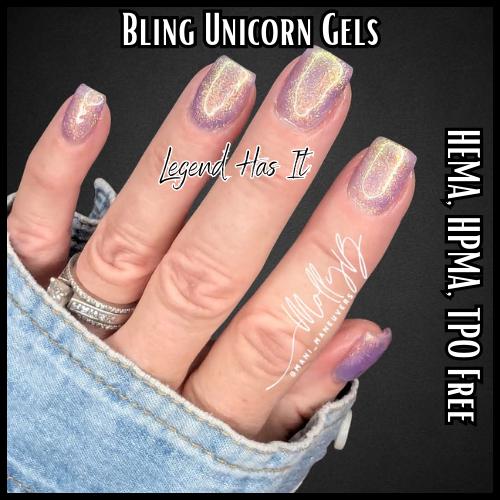 Legend Has It Unicorn Gel Mani | Iridescent | Mermaid | Pearl | Shell | Aurora | HEMA, HPMA, TPO Free | 15 ml |