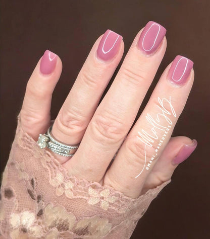 Rosey Future Solid Purple Gel Mani | HEMA, HPMA, TPO Free uv/led | 15ml