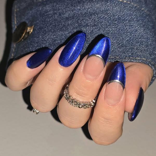 Royal Velvet Jewel Shimmer Cat Eye Gels | Silver Liner Gel | HEMA, HPMA, TPO Free uv/led | 15ml
