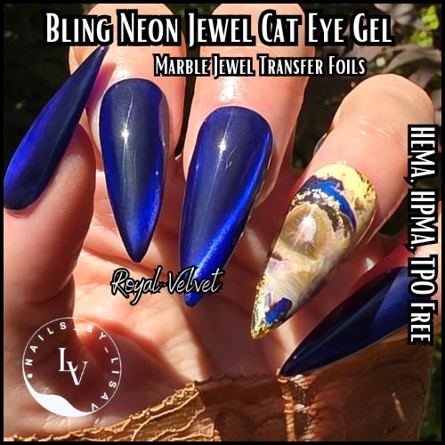 Jewel Shimmer Cat Eye Gels | Heart Beet, Just Because, Royal Velvet, Priceless, Digi-Teal | HEMA, HPMA, TPO Free uv/led | 15ml