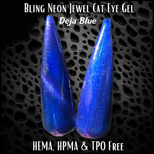 Royal Velvet Jewel Shimmer Cat Eye Gel Mani | HEMA, HPMA, TPO Free uv/led | 15ml