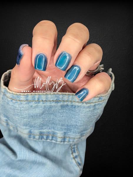 Digi-Teal Jewel Shimmer Cat Eye Gels | HEMA, HPMA, TPO Free uv/led | 15ml