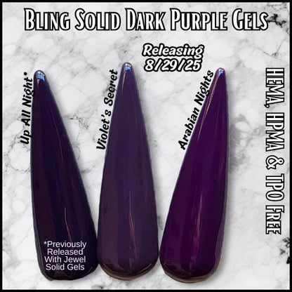 Victoria's Secret Solid Gel | Medium Dark Dusty Purple | HEMA, HPMA, TPO Free uv/led | 15ml | Gel Nail