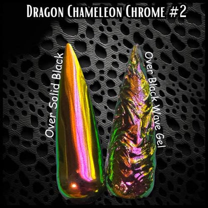 Chameleon Dragon Chromes | Color Shifting Effect Chrome Powder | .5g | Chrome Pigment | Not Dip