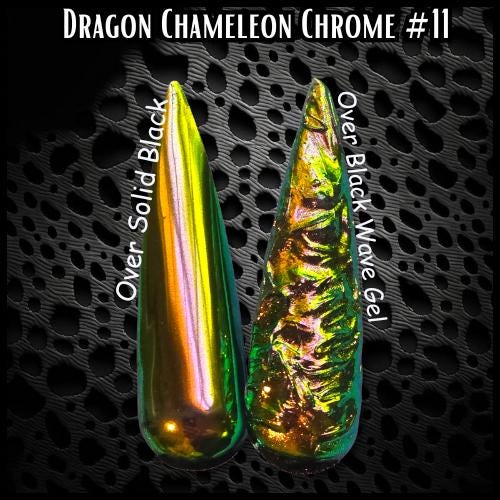 Chameleon Dragon Chromes | Color Shifting Effect Chrome Powder | .5g | Chrome Pigment | Not Dip
