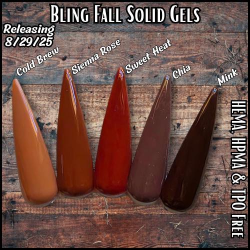Sunflower and Mink Solid Gel Mani | HEMA, HPMA, TPO Free uv/led | 15ml