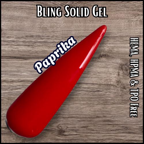 Paprika Solid Gel | HEMA, HPMA, TPO Free uv/led | 15ml | Gel Nail