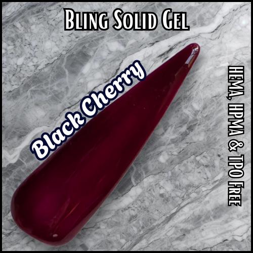 Black Cherry Solid Gel - HEMA HPMA tpo Free uv/led | 15ml