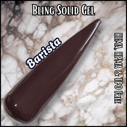 Barista Solid Gel | HEMA, HPMA, TPO Free uv/led | 15ml | Gel Nail