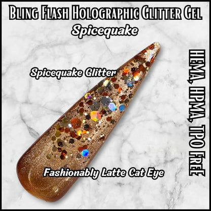 Metallic Taupe Copper Brown Cat Eye Gels | Ice Queen, Shimmering Embers, Fashionably Latte, Chocolate Cosmos | HEMA, HPMA, TPO Free uv/led