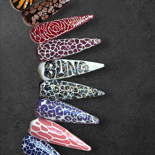 Poke Gels - Black or White Poke Gel - Poke Base in Clear - 2 Part System - HEMA, HPMA, TPO Free