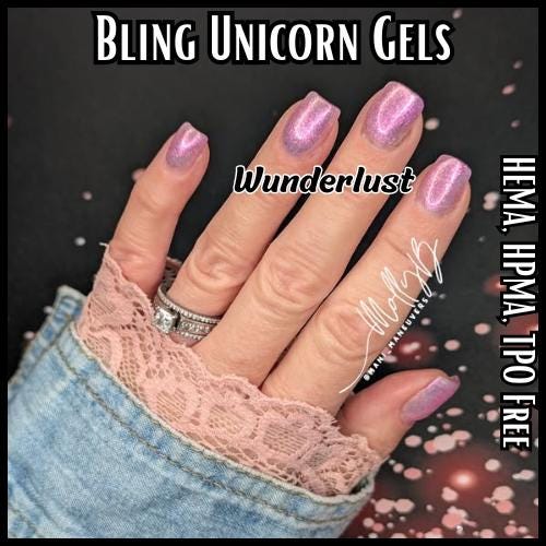Wunderlust Unicorn Gel Mani - HEMA, HPMA, TPO Free