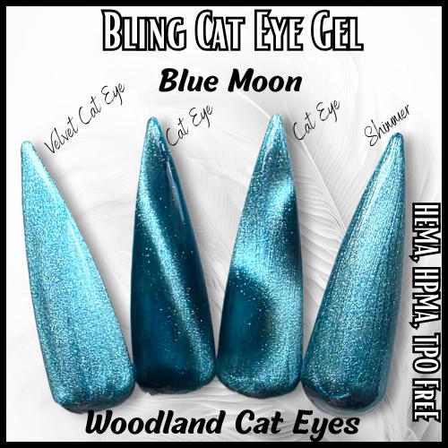Blue Moon | Woodland Cat Eye Gels | HEMA, HPMA, TPO Free