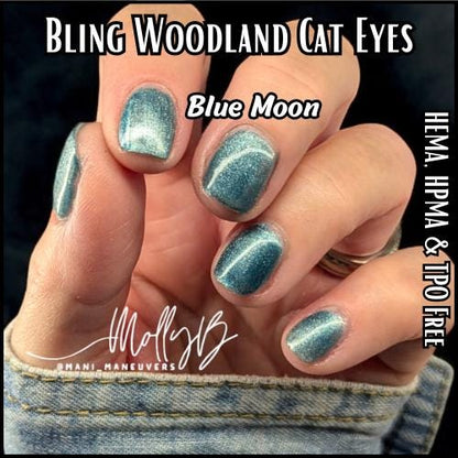 Blue Moon | Woodland Cat Eye Gels | HEMA, HPMA, TPO Free