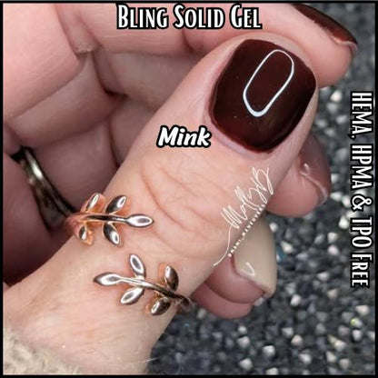 Solid Gels | Cold Brew, Sienna Rose, Sweet Heat, Chia, Mink | HEMA, HPMA, TPO Free uv/led | 15ml | Gel Nail