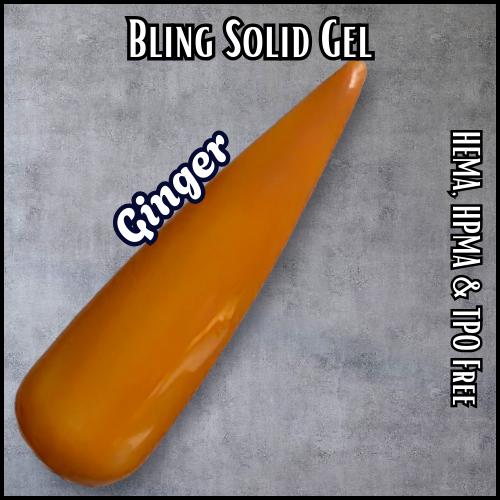 Ginger Solid Gel | HEMA, HPMA, TPO Free uv/led | 15ml | Gel Nail