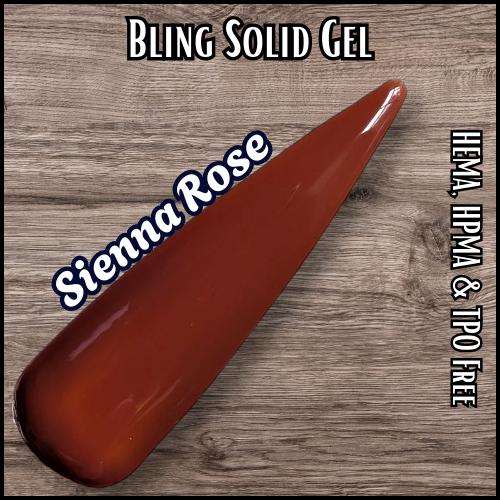Sienna Rose Solid Gel | HEMA, HPMA, TPO Free uv/led | 15ml | Gel Nail