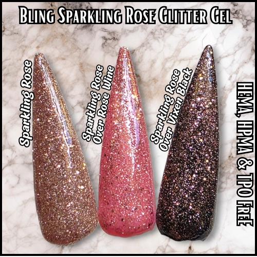 Rose Pink Gels| Sparkling Rose | Rendezvous | Dragon Fruit | Rose Wine | Frisky Fuchsia | HEMA HPMA tpo Free
