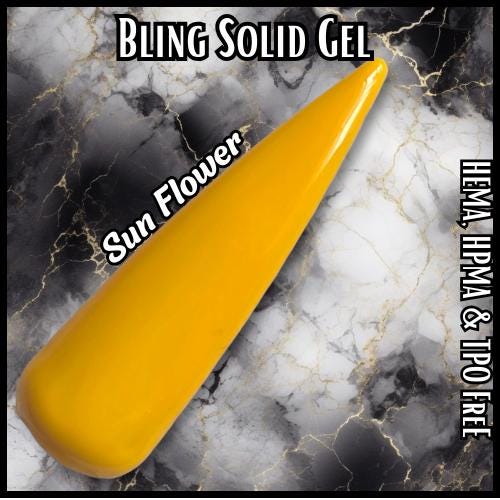 Sun Flower Solid Gels | HEMA, HPMA, TPO Free