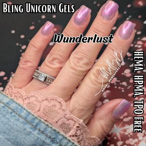 Wunderlust Unicorn Gel Mani - HEMA, HPMA, TPO Free