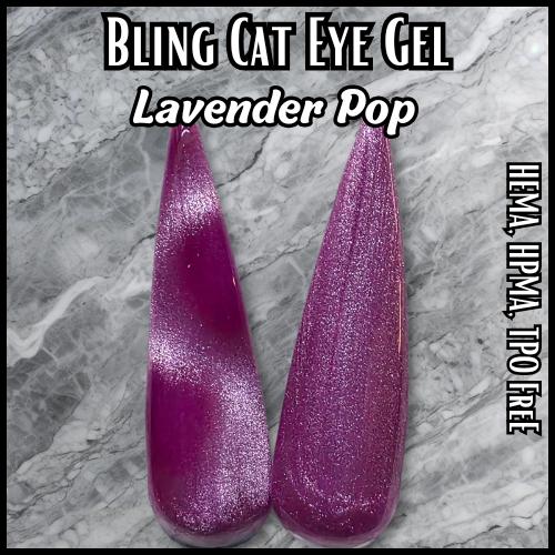 Lavender Pop Neon Cat Eye Gel - HEMA, HPMA, TPO Free