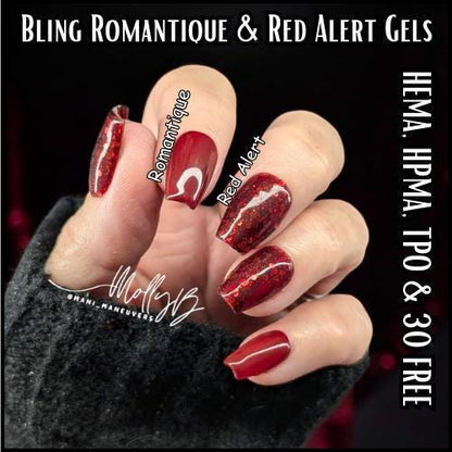 Decadence Dark Red Solid Gels | HEMA HPMA TPO Free uv/led | 15ml | Gel Nails
