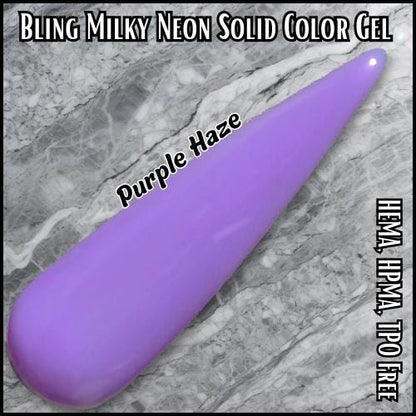 Ultra Milky Neon Solid Color Gels - Hema, Hpma, Tpo Free