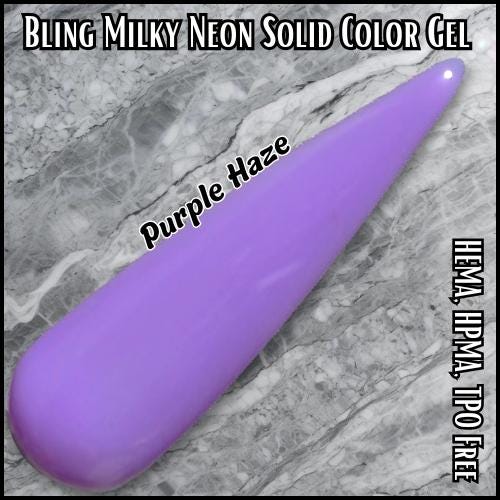 Ultra Milky Neon Solid Color Gels - Hema, Hpma, Tpo Free