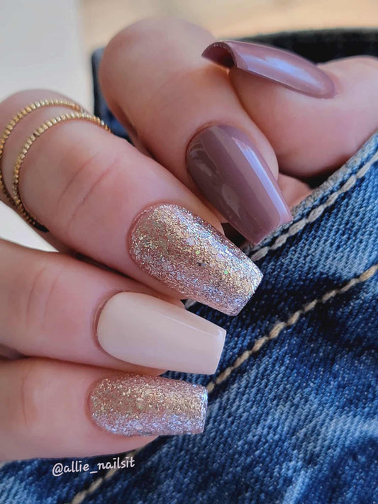 Rich Girl, Lush, Mocha Cream Gel Mani - HEMA HPMA TPO Free