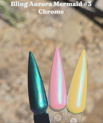 Aurora Mermaid Chrome #3 CHROME Powder