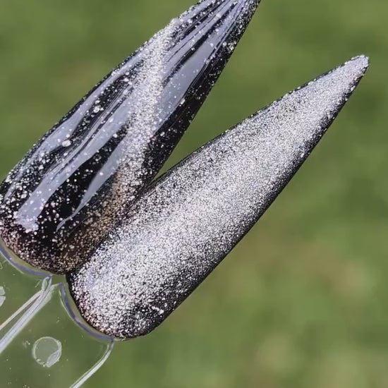 Silhouette - Silver Glittery Cat Eye - HEMA, HPMA, TPO Free