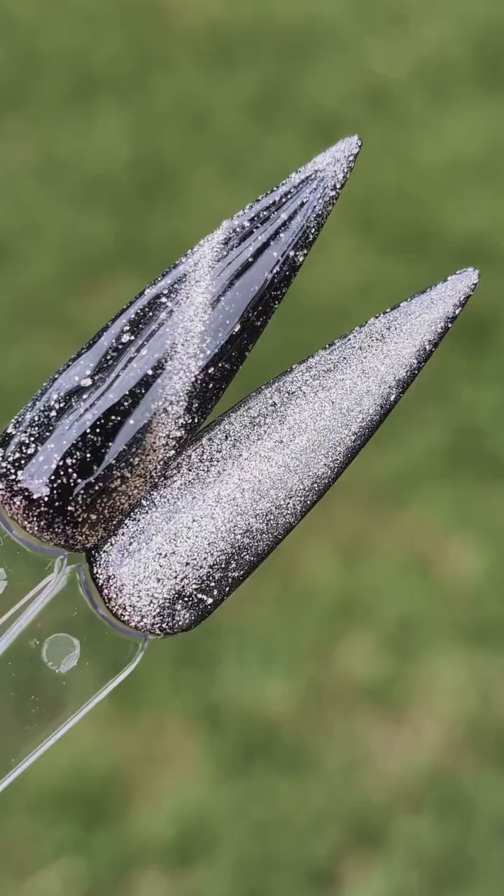 Silhouette - Silver Glittery Cat Eye - HEMA, HPMA, TPO Free