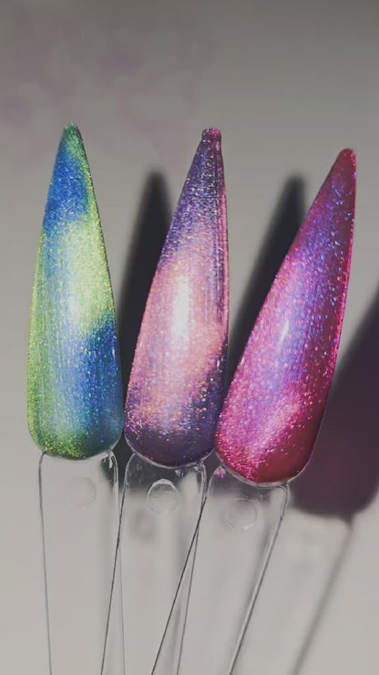 Aurora Pearl Cat Eye Gels - Prism , Meteor , Sprectrum - HEMA, HPMA, TPO Free