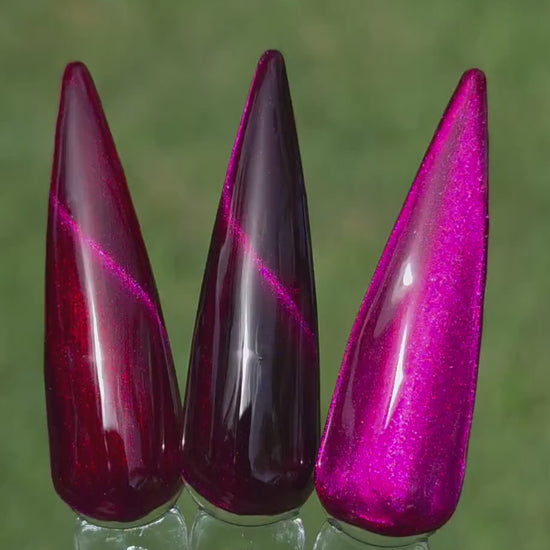 Heart Beet Jewel Shimmer Cat Eye Gel | HEMA, HPMA, TPO Free uv/led | 15ml