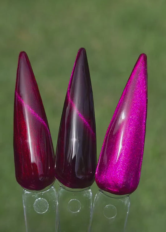 Heart Beet Jewel Shimmer Cat Eye Gel | HEMA, HPMA, TPO Free uv/led | 15ml