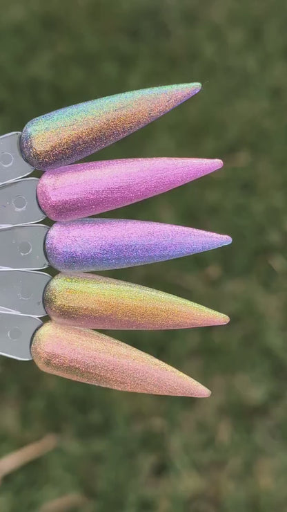 Summer Sun Unicorn Gel Mani | Iridescent | Mermaid | Pearl | Shell | Aurora | HEMA, HPMA, TPO Free | 15 ml |