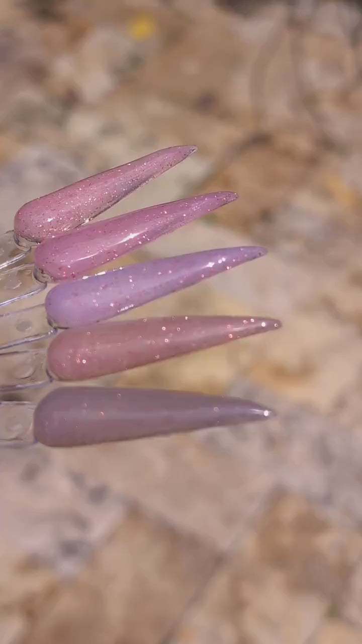 Builder Gel with Sparkles (Pink Escape, Rebel Rose, Berry Grove, Gossip Girl, Sweet Suede) - HEMA, HPMA, TPO Free