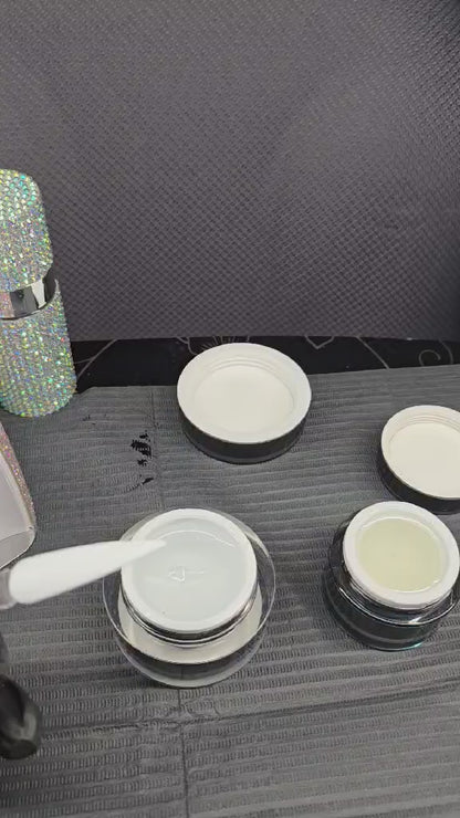 ULTRA Construction Builder Gel, White, 15 ml Jars - HEMA, HPMA, TPO Free